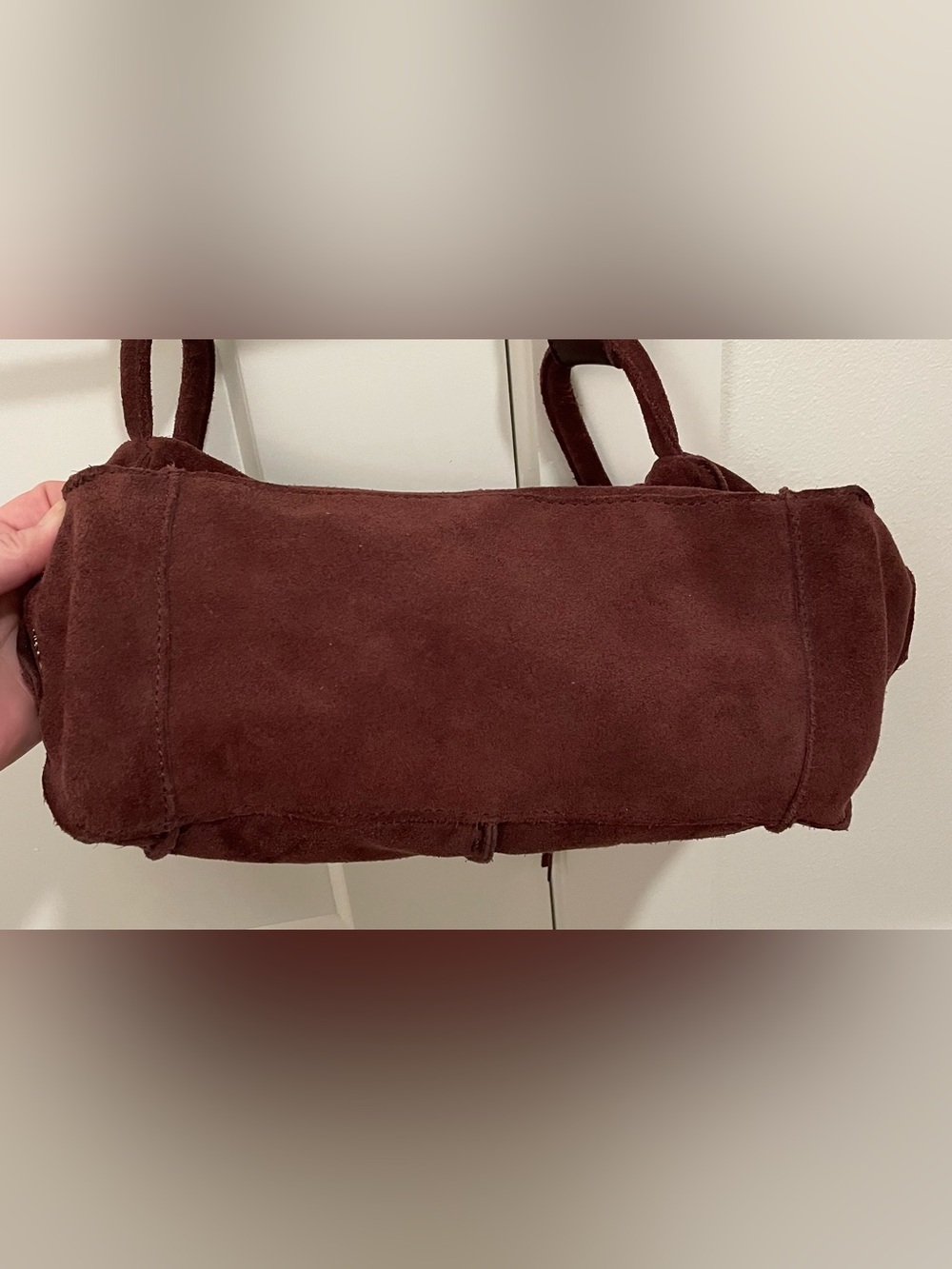 The Sak Brown Suede Shoulder Bag - Picture 3 of 4